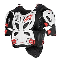 Alpinestar A10 Motorcycle Full Chest Armour White Black Red Xs/S