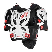 Alpinestars A-10 Body Armour Motocross Chest Protector  - White/Black/Red