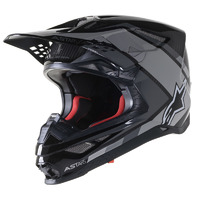 Alpinestars SM10 Meta 2 Motorcycle Helmet - Black/Grey