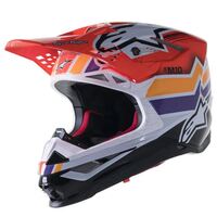Alpinestars 2023 Supertech M10 TLD Edition Helmet - Firestarter Red
