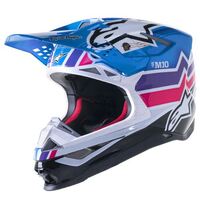 Alpinestars 2023 Supertech M10 TLD Edition Helmet - Starlit Blue