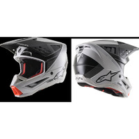 Alpinestars SM5 Scout ECE Motorcycle Helmet - Black/Silver