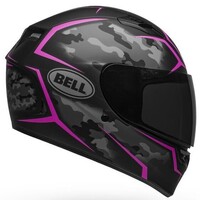 Bell Qualifier Stlth Camo Motorcycle Helmet Matte Black/Pink