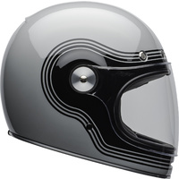 New Bell Bullitt Motorcycle Helmet Flow Gray/Black 