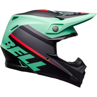  New Bell Moto-9 MIPS Motorcycle Helmet Prophecy Matte Grey/Infrared/Black