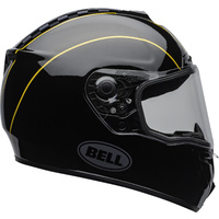 New Bell SRT Motorcycle Helmet Buster Black/Yellow/Grey 