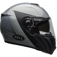 New Bell SRT Motorcycle Helmet Modular Presence Matte Gloss Black/Grey 