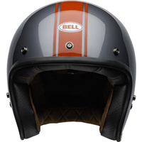 New Bell Custom 500 Motorcycle Helmet Rally Gray/Red 