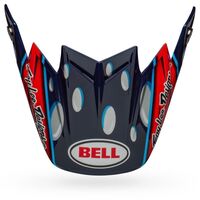 Bell Moto-9 Flex McGrath 21 Helmet Peak - Blue/Red/Black(O/S)