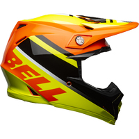  New Bell Moto-9 MIPS Motorcycle Helmet Prophecy  Yellow/Orange/Black