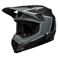 Bell Mx-9 Mips Adventure Motorcycle Helmet Se Twitch - Matt Black/Grey/White 