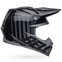 Bell Moto-9S Flex Sprint Helmet - Matte Gloss Black/Grey