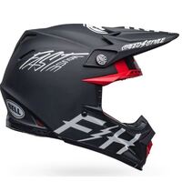 Bell Moto-9S Flex Fasthouse Helmet -Tribe Matt/Gloss Black/White