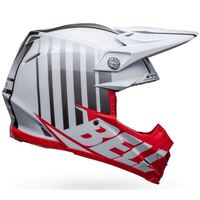 Bell Moto-9S Flex Sprint Helmet  - Matt/Gloss White/Red