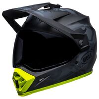 Bell MX-9 Adventure MIPS Stealth Helmet - Black Camo/Hi-Viz Yellow
