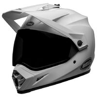 Bell Mx-9 Mips Adventure Motorcycle Helmet Solid White 