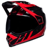 Bell MX-9 Adventure MIPS Dash Motorcycle Helmet - Black/Red