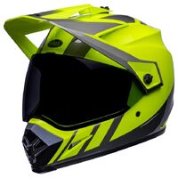 Bell MX-9 Adventure MIPS Dash Motorcycle Helmet - Hi-Viz Yellow/Grey
