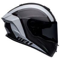 Bell Race Star Flex DLX Tantrum Helmet - Matte Gloss Black/White