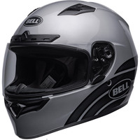 Bell Qualifier DLX Mips Motorcycle Helmet Ace4 - Grey/Charcoal