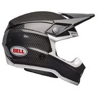 Bell Moto-10 Spherical Motorcycle Helmet - Black/White