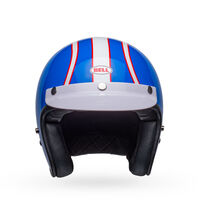 Bell Custom 500 Six Day Steve Motorcycle Helmet Mcqueen Blue/White