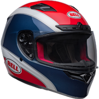 Bell Qualifier Dlx Mips Road Motorcycle Helmet Classic Navy /Red (Sm)