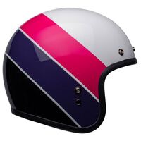 Bell Custom 500 Riff Motorcycle Helmet - Pink/Purple