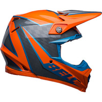 Bell Moto-9S Flex Sprint Motorcycle Helmet - Orange/Grey