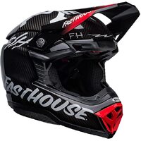 Bell Moto-10 Spherical Fasthouse Privateer Helmet - Black/Red