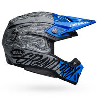 Bell Moto-10 2023 Spherical Fasthouse Limited Edition MIPS Helmet - Blue/Grey