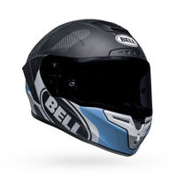 Bell Racestar DLX Hcalgae Motorcycle Helmet Matte Black/Blue