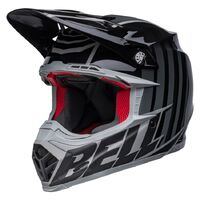 Bell Moto-9S Flex Sprint Helmet - Matte Gloss Black/Grey
