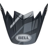 Bell S/P - Moto-9S Flex Motorcycle Helmet Peak Banshee Street Black /Silver
