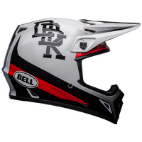 Bell MX-9 MIPS  Twitch DBK  24 Black /Motorcycle Helmet White 