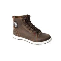Motodry Men's Urban Lea Air Motorcycle Casual Leather Boots  - Brown