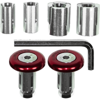 Motorcycle Bar End 30Mm 3 In 1 Eliminator Red