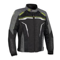 Bering Batist Textlie Motorcycle Jacket Black/Grey