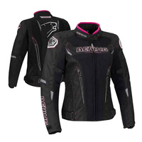 Bering Lady Mistral Motorcycle Jacket - Black/Pink