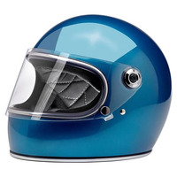 Biltwell Gringo S ECE Motorcycle Helmet - Pacific Blue - Small