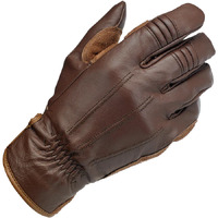 Biltwell Work Motorcycle Gloves - Chocolate Medium