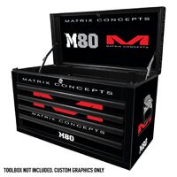 Matrix M80 Toolbox 4 Drawer Motorcycle Custom Id Graphics