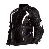 Motodry Bella Ladies Summer Airflow Motorcycle Jacket - Black