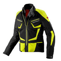 Spidi Ventamax Waterproof Motorcycle Jacket - Black/Fluo Yellow