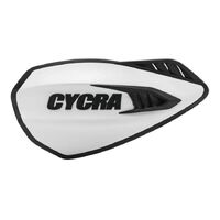 Cycra Cyclone Motorcycle Handguards - Black/White