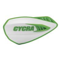 Cycra Cyclone Motorcycle Handguards - White/Green