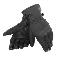 Dainese Alley Unisex D-Dry Motorcycle Gloves - Black/Black size:2X-Small