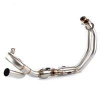 Lextek Stainless Steel Exhaust Downpipe for Yamaha MT-07 - 2014 - 2016