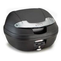 Givi Monolock Motorcycle Top Bag Case - 34L With Universal Plate - Black/Smoke