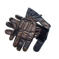 Eldorado Man's Charlee Motorcycle Gloves  - Black/Grey